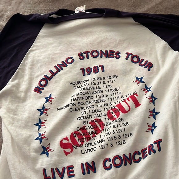 it’s a brand new vintage, 1981 Rolling Stones from the concert It’s brand new. - Picture 2 of 3